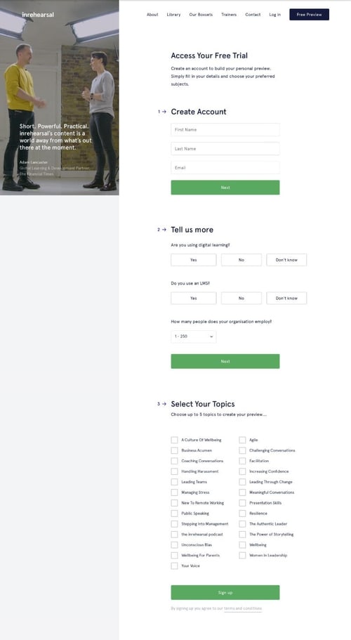 Best Sign Up Examples & UI/UX Patterns Nice!